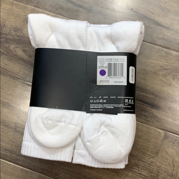 NIKE EVERYDAY COTTON CUSHIONED CREW MEN’S SOCKS - Picture 7 of 16